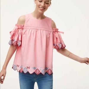 Loft Fiesta Cold Shoulder Tank